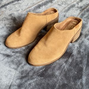 TOMS Leila Suede Heeled Mules